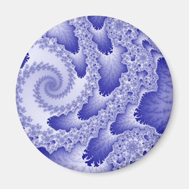 Blaue Zungen Magnet (Vorne)