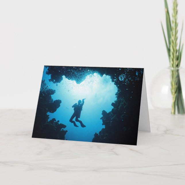 Blauer Abfall Karte (Vorderseite)