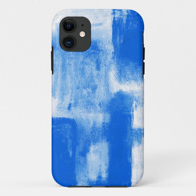 Blauer abstrakter Hintergrund Case-Mate iPhone Hülle (Rückseite)