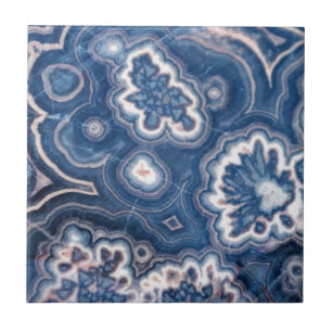 Blauer Achat Fliese