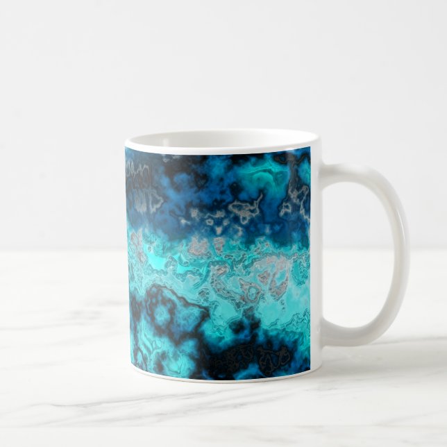 Blauer Achat Kaffeetasse (Rechts)