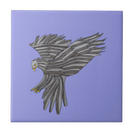 Blauer Adler Fliese