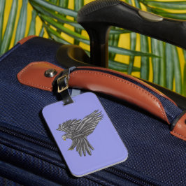 Blauer Adler Gepäckanhänger