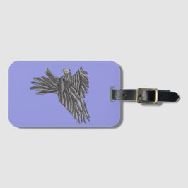 Blauer Adler Gepäckanhänger