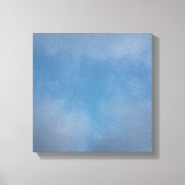 Blauer als Blau Leinwanddruck (Vorderseite)