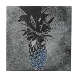 Blauer Ananas Asphalt Textur Industrie Fliese