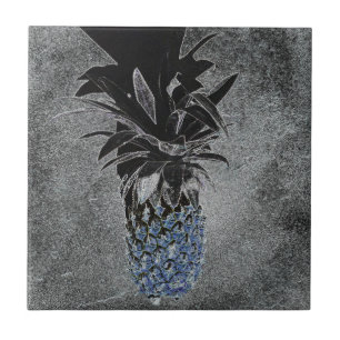 Blauer Ananas Asphalt Textur Industrie Fliese