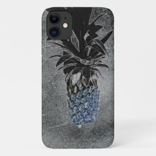 Blauer Ananas Asphalt Texture iPhone 11 Fall Case-Mate iPhone Hülle