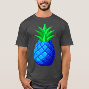 Blauer Ananas TShirt 2