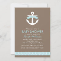 Blauer Anker-Seejungen-Babyparty