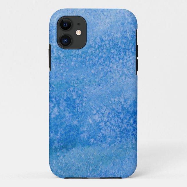 Blauer Aquarell-Hintergrund Case-Mate iPhone Hülle (Rückseite)