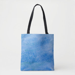 Blauer Aquarell-Hintergrund Tasche