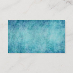 Blauer Aquarell-Türkis-Papier-Hintergrund Visitenkarte