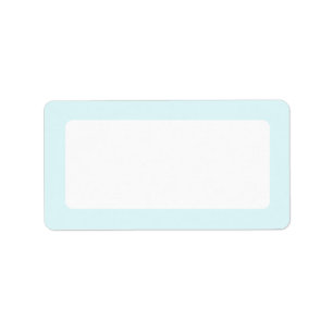 Blauer Aquarelle Adressaufkleber