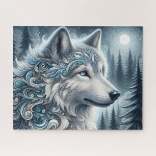 Blauer Arktischer Wolf