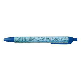 Blauer äserner Ägyptischer Hieroglyphen Pen Kugelschreiber
