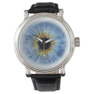 Blauer Augapfel, iWatch Armbanduhr