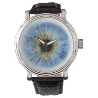 Blauer Augapfel, iWatch Armbanduhr