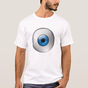 Blauer Augapfel T-Shirt