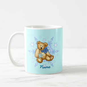 Blauer Babybär Kaffeetasse