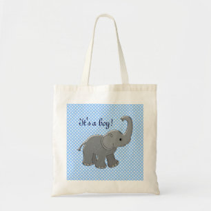 blauer Babypartyelefant Tragetasche