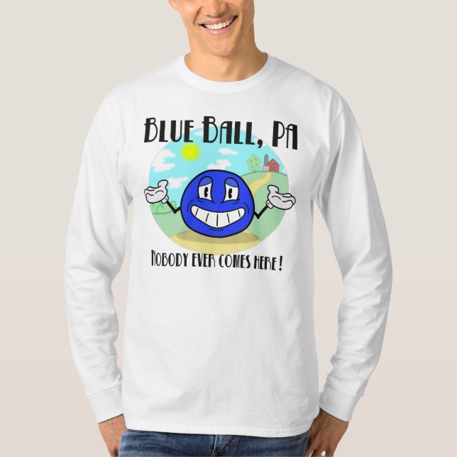 Blauer Ball, Pennsylvania T-Shirt (Vorderseite)