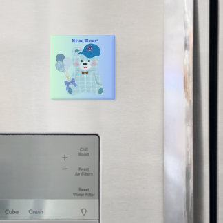 Blauer Bär Magnet