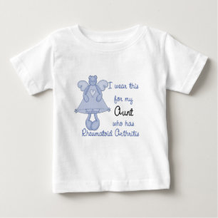 Blauer Bärn-Engel:: Ich trage für meinen Entwurf Baby T-shirt