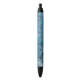 Blauer Batik mit Wirbelsstift Kugelschreiber