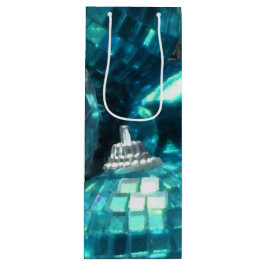 Blauer Bauer Geschenktüte Für Weinflaschen