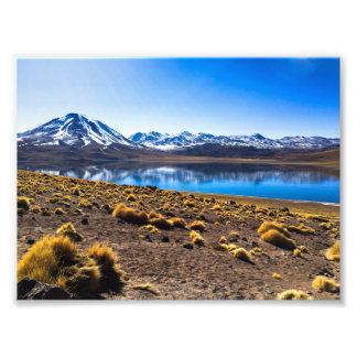 Blauer Berg Fotodruck