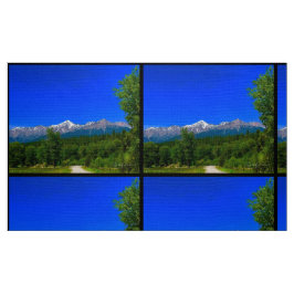 Blauer Berg Majestät Stoff