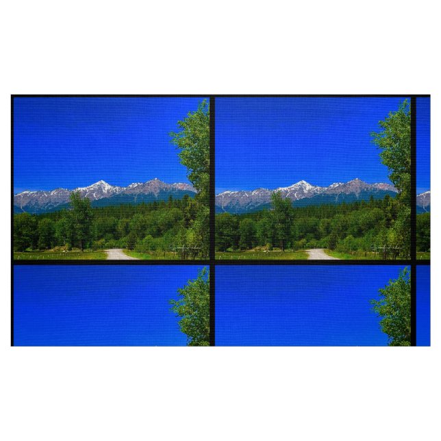 Blauer Berg Majestät Stoff (Fat Quarter (45,7 x 55,9 cm))