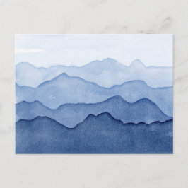 Blauer Berg Postkarte