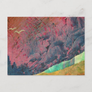 Blauer Berg Postkarte