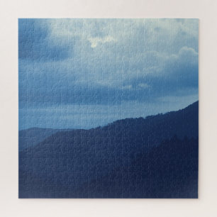 Blauer Bergsturm - 20 x 20