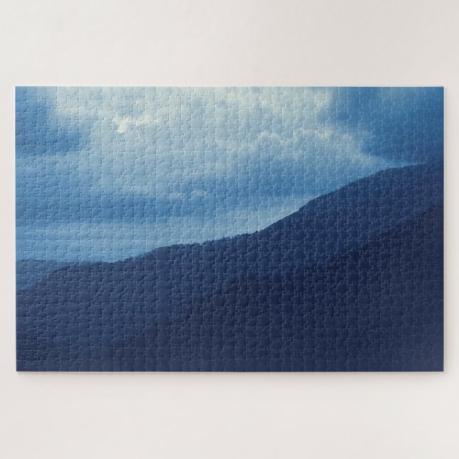 Blauer Bergsturm - 20 x 30 (Horizontal)