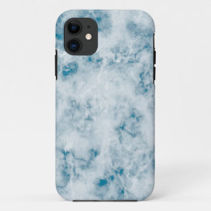 Blauer Beschaffenheits-Marmorierunghintergrund Case-Mate iPhone Hülle