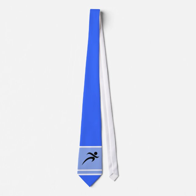 Blauer Betrieb Krawatte (Vorderseite)