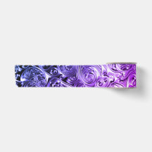 Blauer bis Lila Gradient Satin Ribbon