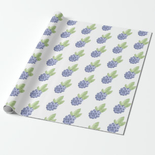 Blauer BlackBerry Geschenkpapier