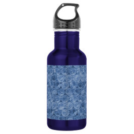 Blauer Blasenverpackung Edelstahlflasche