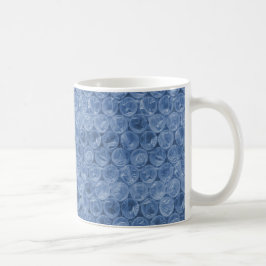 Blauer Blasenverpackung Kaffeetasse