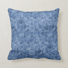 Blauer Blasenverpackung Kissen