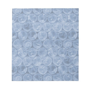 Blauer Blasenverpackung Notizblock