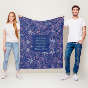 Blauer Blauer LORDSCHLAFEN MIT SCHLAF CHRISTLI Fleecedecke