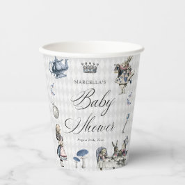 Blauer Blauer und rosa Alice im Wunderland Kinderd Pappbecher