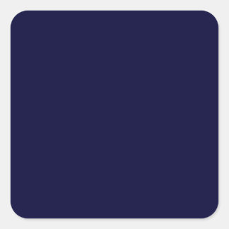 Blauer Blauer Vollfarbenvorlage Quadratischer Aufkleber