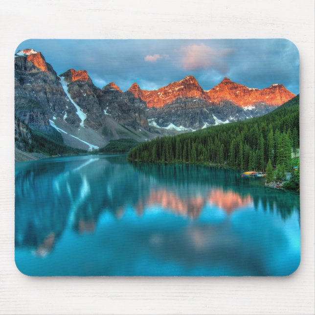 Blauer Blick Berg Mousepad (Vorne)