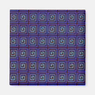 Blauer Blitz Magnet